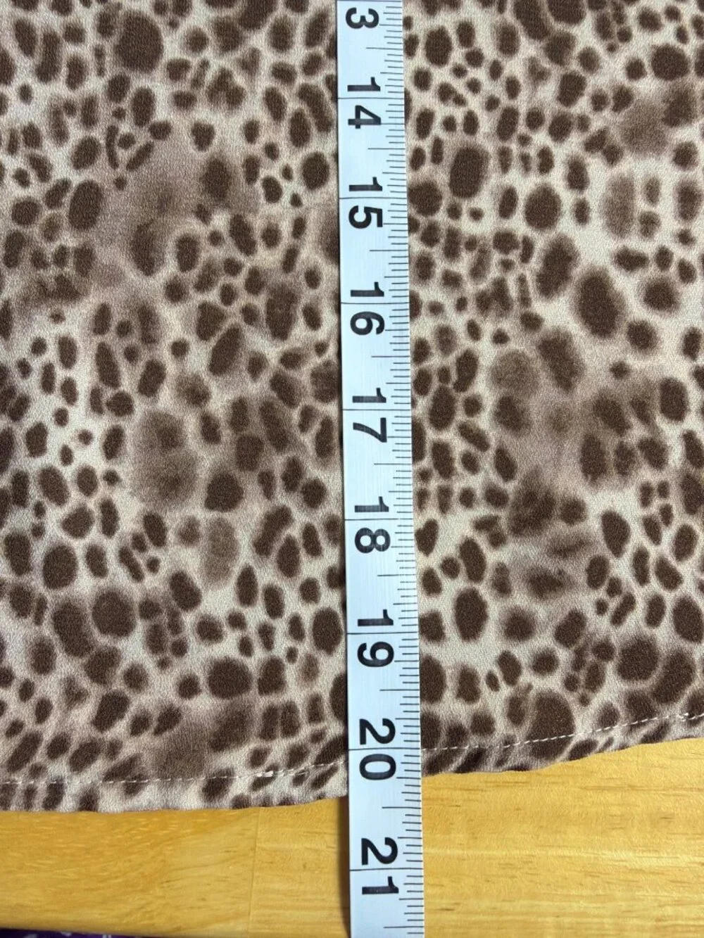 A New Day Leopard Print Satin Cami Tank Top Adjustable Straps Animal XL